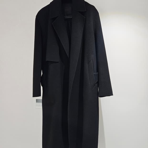 [정품]타임옴므 로브코트 블랙