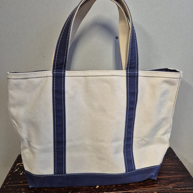 llbean 엘엘빈 90s 보트 앤 토트 캔버스 토트백 지퍼 모델