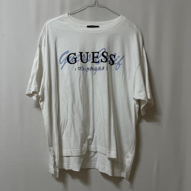 게스 레터링 빅로고 반팔티 S/90