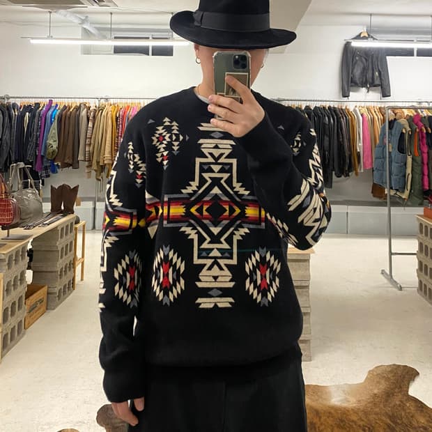 EDWIN navajo knit 에드윈 나바호 니트