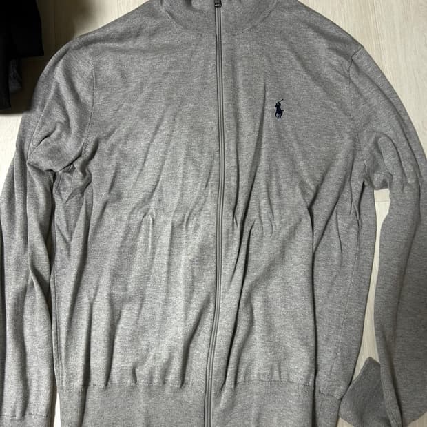 폴로 랄프로렌 남성 집업 니트 그레이 M