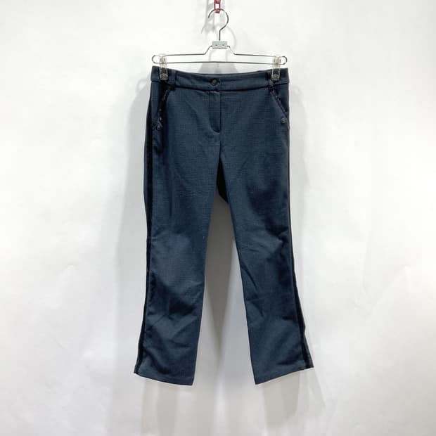 링스 골프 2022 여성팬츠 네이비체크패턴 27