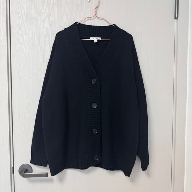 (m) cos 울 오버핏 가디건
