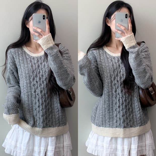 타미힐피거 니트 