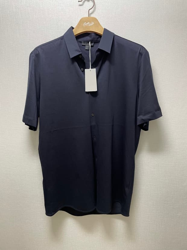 코스 COS 져지 숏슬리브 셔츠 L사이즈