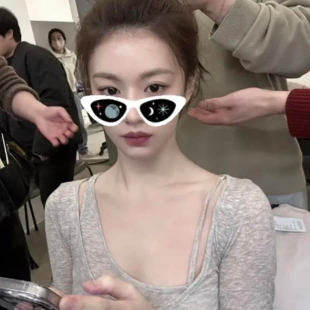 [새상품] 자라 zara 언밸런스 더블 티셔츠 S (고윤정 착용)