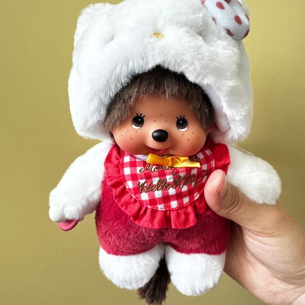헬로키티 깅엄체크 몬치치