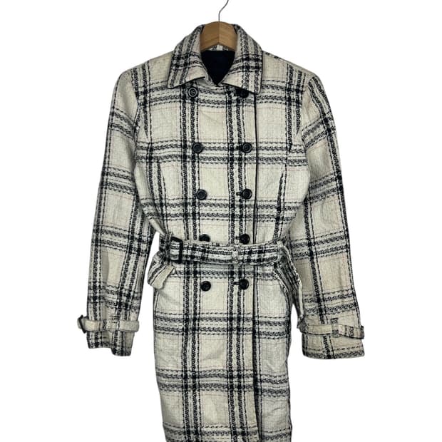 JPN 체크 트위드 코트 SIZE 11AR