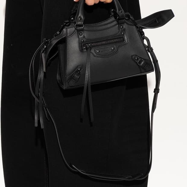 발렌시아가 네오 클래식 미니 시티 모터 올블랙 백 가방 르시티