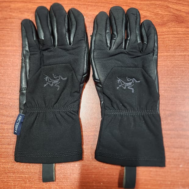 아크테릭스 블랙 가죽 장갑 XL