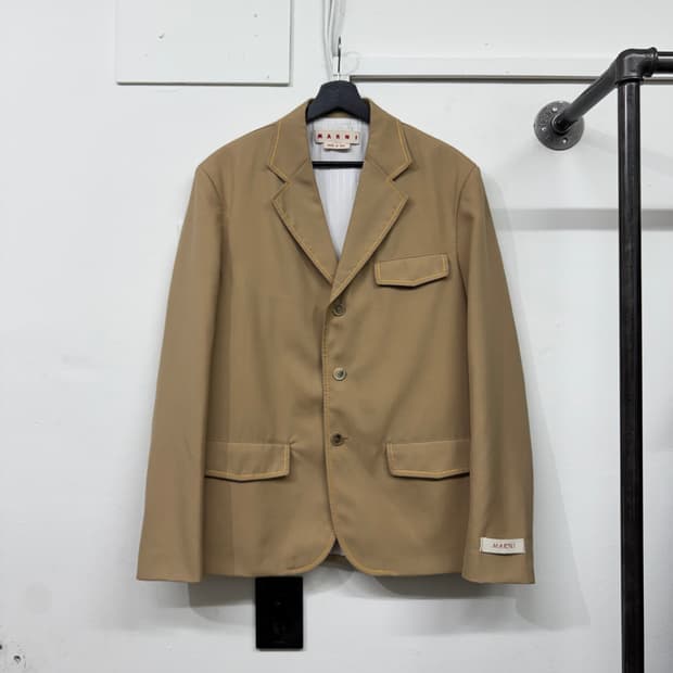[48] 마르니 스티치 싱글 브레스티드 블레이저 자켓