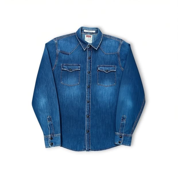 리바이스 웨스턴 데님 셔츠