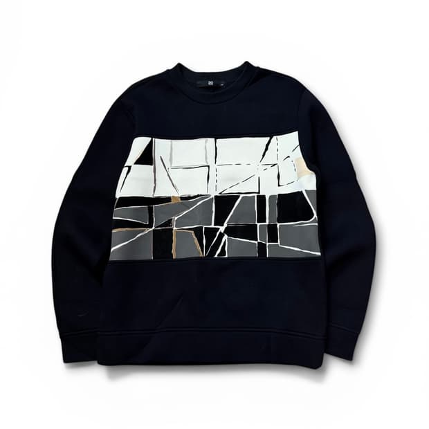 지오 송지오 아트워크 그래픽 레이온 스웻셔츠