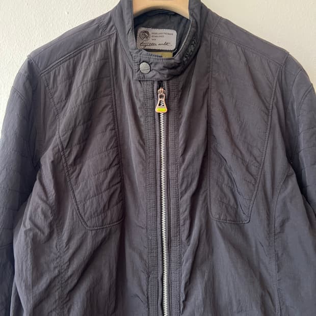 디젤x 두카티 DUCATI 남성 블랙 레이싱 바람막이점퍼 바이커자켓