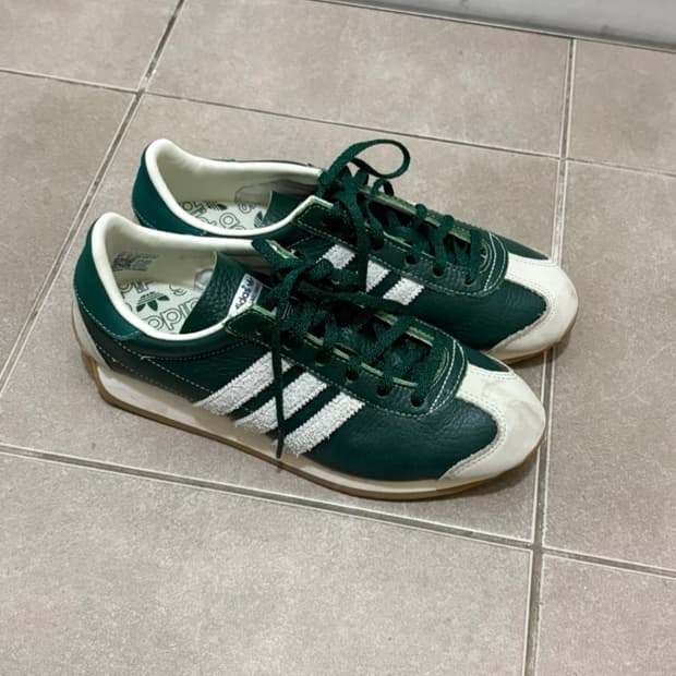 아디다스 컨트리 오리지널 스니커즈 그린 235