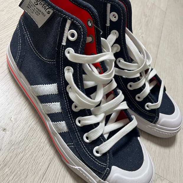 아디다스 니짜 하이 RF 데님 하이탑 255