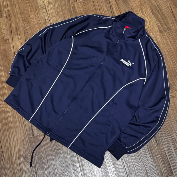 푸마 일본 올드스쿨 사이드라인 네이비 져지