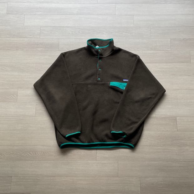 파타고니아 신칠라 브라운 틸 그린 빈티지