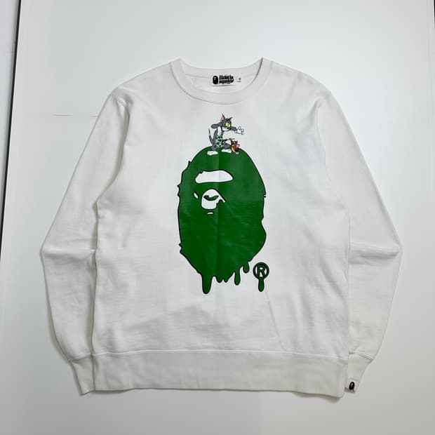 베이프 톰앤제리 맨투맨 스웻셔츠 (xl)