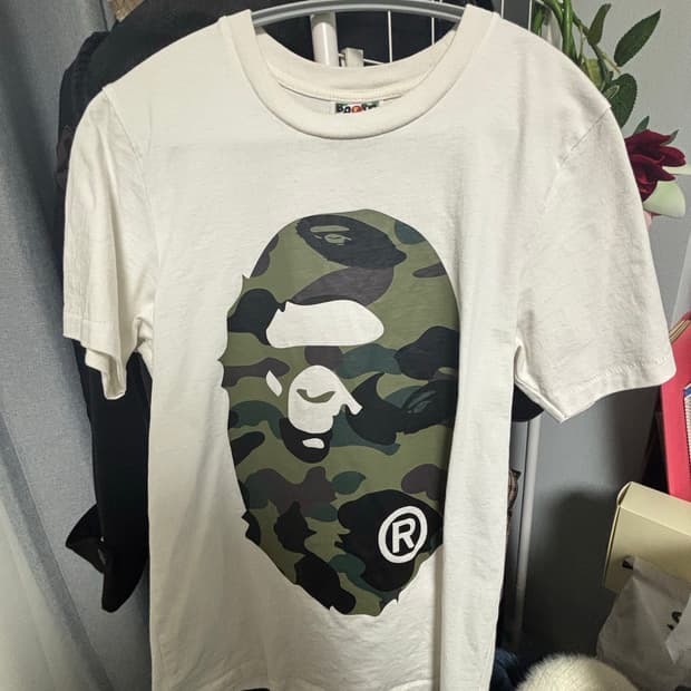 베이프 빅헤드 카모 반팔 ladies xs