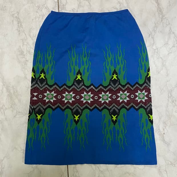 겐조 여성 니트 롱 치마 여성29 인치