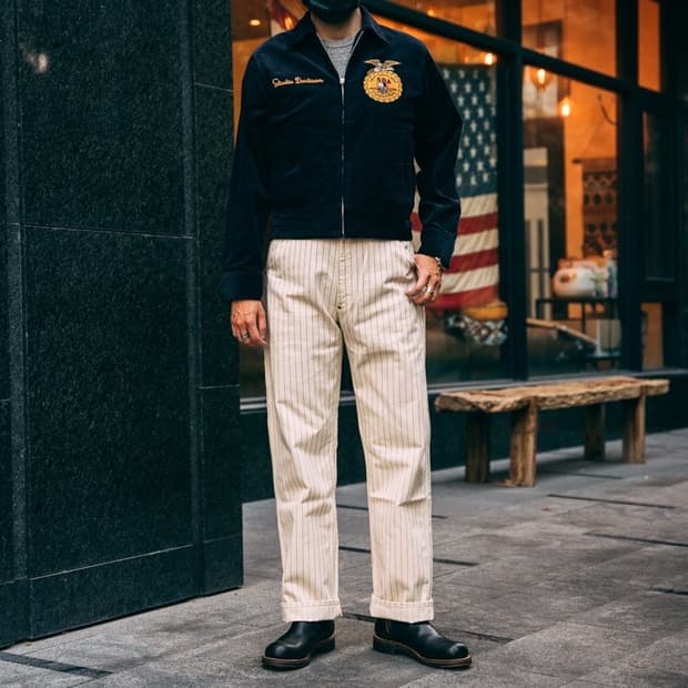 트로피클로딩 코크 스트라이프 팬츠 36