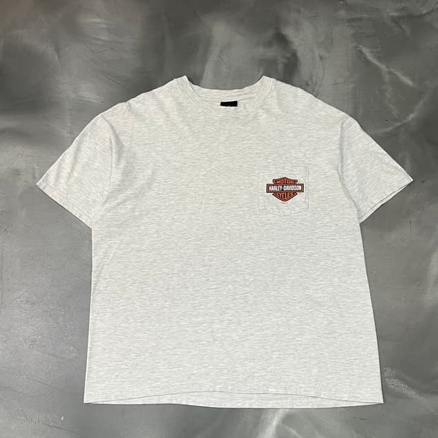  USA 할리데이비슨 포켓 반팔티 y16320