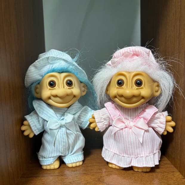 Russ 빈티지 파자마 잠옷 트롤 세트