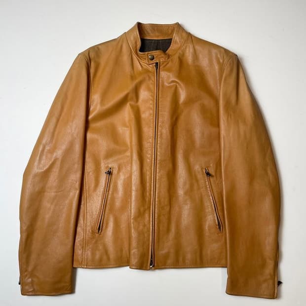 톰볼리니 이태리 차이나넥 소가죽 자켓 PN9450