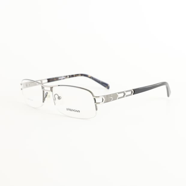 올드올즈 데드스탁 빈티지 스퀘어 투 브릿지 그레이 반무테 메탈 안경