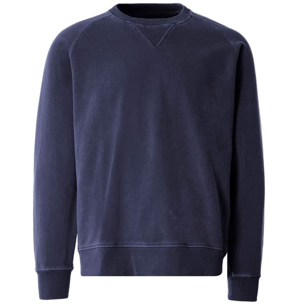 [NIGEL CABOURN] 나이젤카본 엠브로이더리 애로우 크루 NAVY