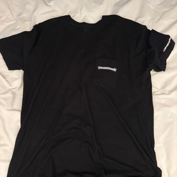 xxl)크롬하츠 스크롤 로고 반팔