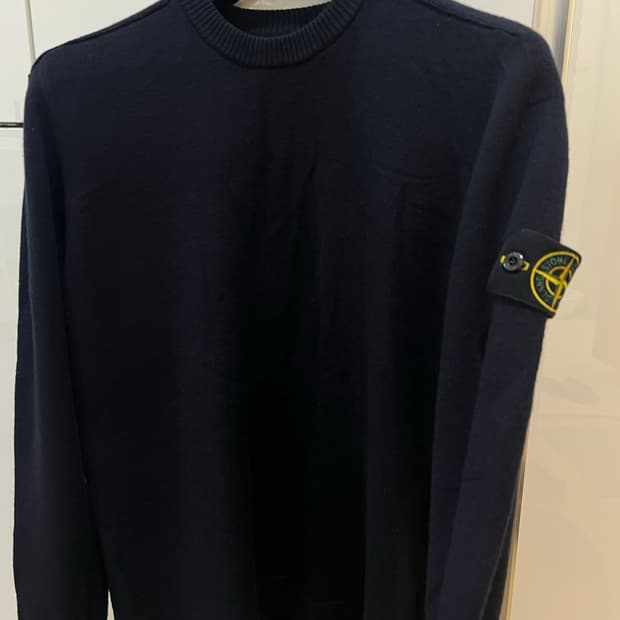 23fw 스톤아일랜드 네이비 램스울니트 2xl (새상품급)