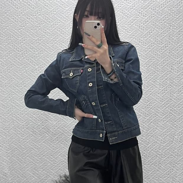 리바이스 올드스쿨 00's 캐주얼 트러커 데님자켓 95 C10278