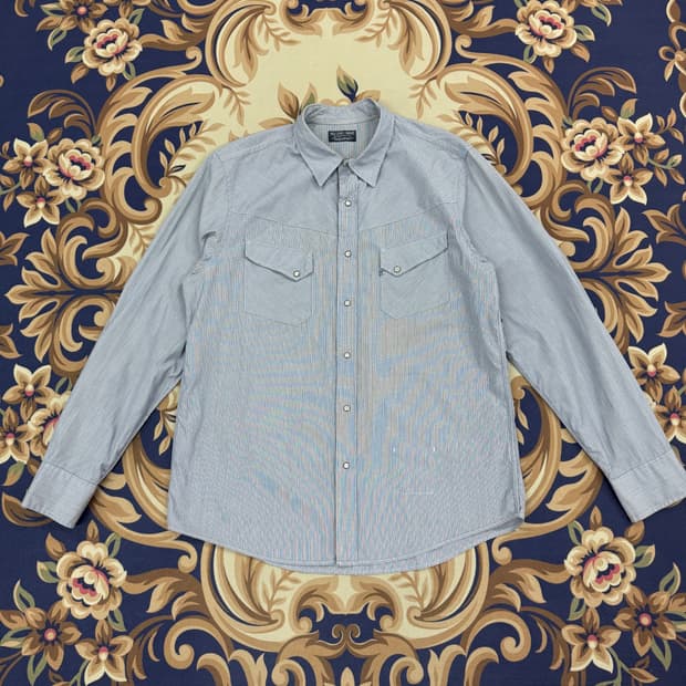 (L)00s 폴로 랄프로렌 폴로진스 스트라이프 웨스턴 셔츠