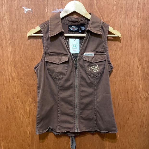 Harley Davidson 할리 프린팅 슬리브리스 
