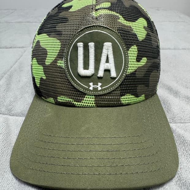 언더아머 모자 카모캡