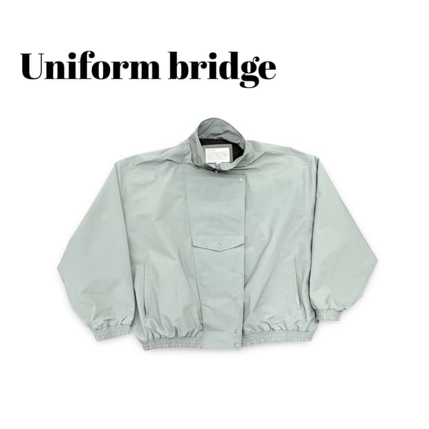 (105)유니폼브릿지플랫윈드브레이커