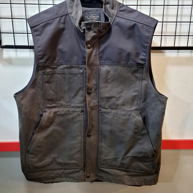 정품 FILSON 필슨 알칸 모토 캔버스 베스트 