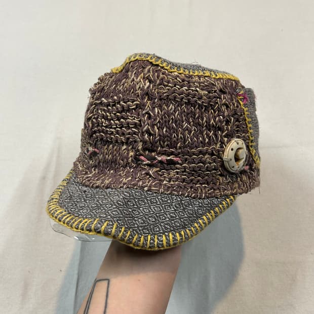 Amina Collection 아미나 네팔 핸드메이드 에스닉 니트 캡