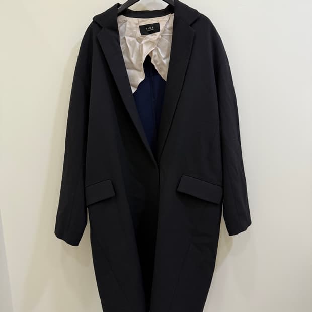 한섬 타임 드레스 롱자켓 정품 