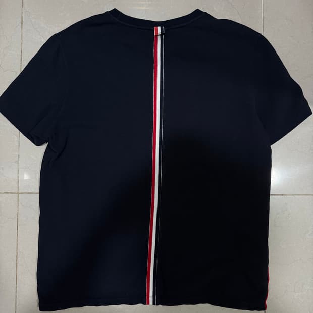 [당일출고,4사이즈] 크림판 정품 톰브라운 백삼선 반팔