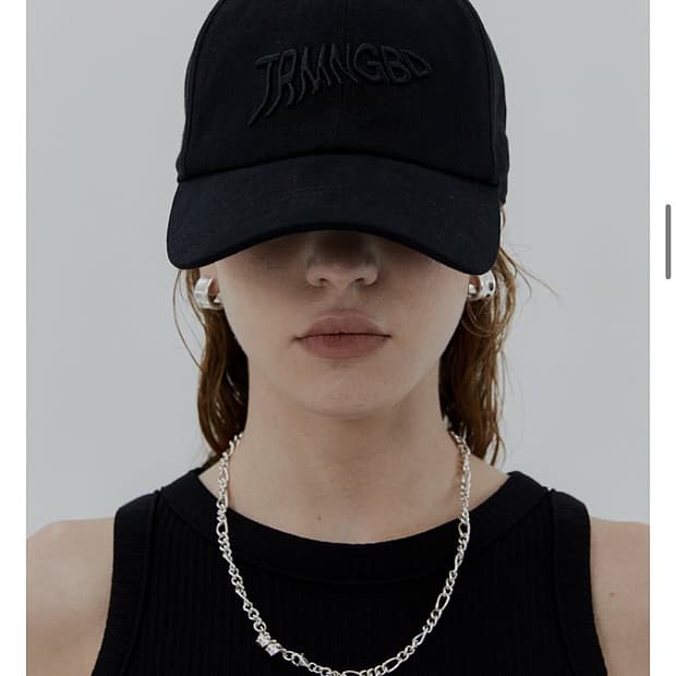 트리밍버드 모자 블랙