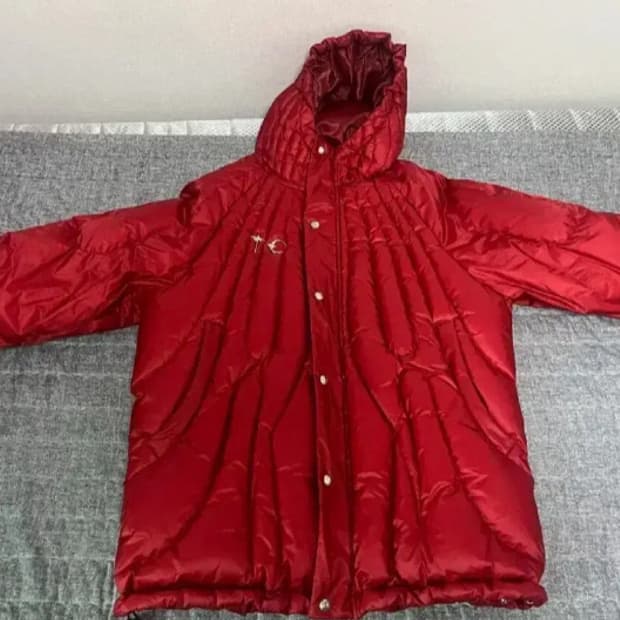 (S)떠그클럽 케이브 다운 패딩 레드