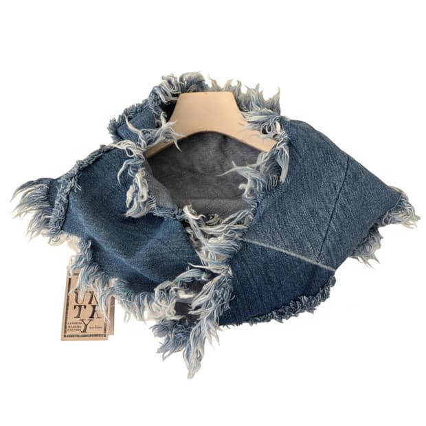 캐피탈 데님 트위스트 스누드