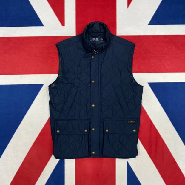 폴로 퀼팅 베스트 M