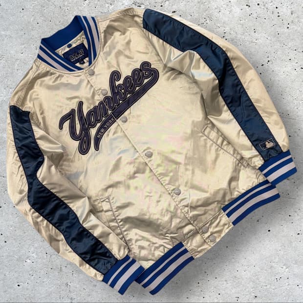 [100] 00s MLB 뉴욕 양키스 야구점퍼 메탈 B598