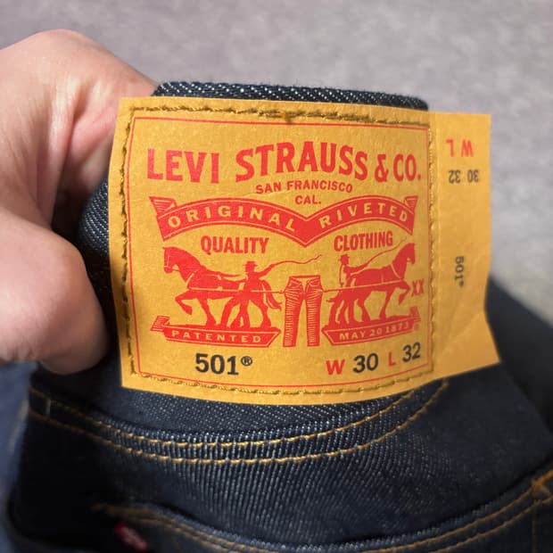 리바이스 501 리지드 30