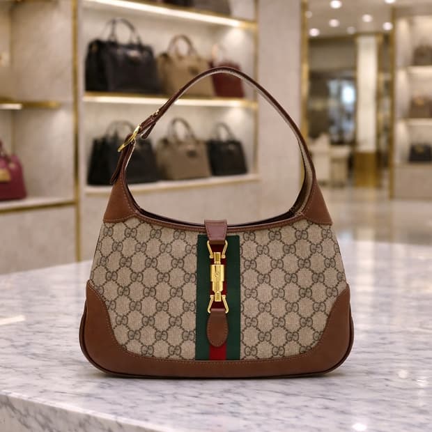 [A급] 구찌 재키 1961 GG 수프림 캔버스 숄더백 스몰 판매합니다!