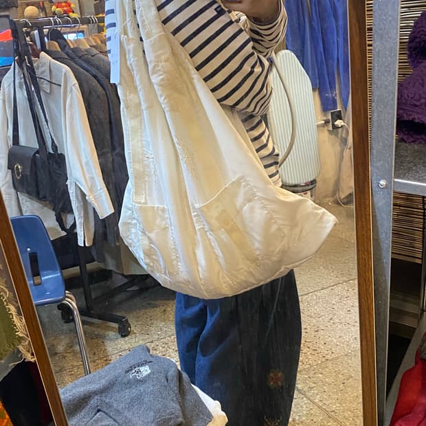 쿠바셔츠 리싸이클링 에코백